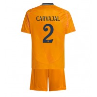 Real Madrid Daniel Carvajal #2 Gostujuci Dres za djecu 2024-25 Kratak Rukav (+ Kratke hlače)